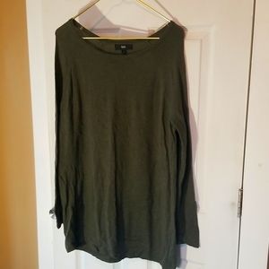 Olive green tunic size Medium
